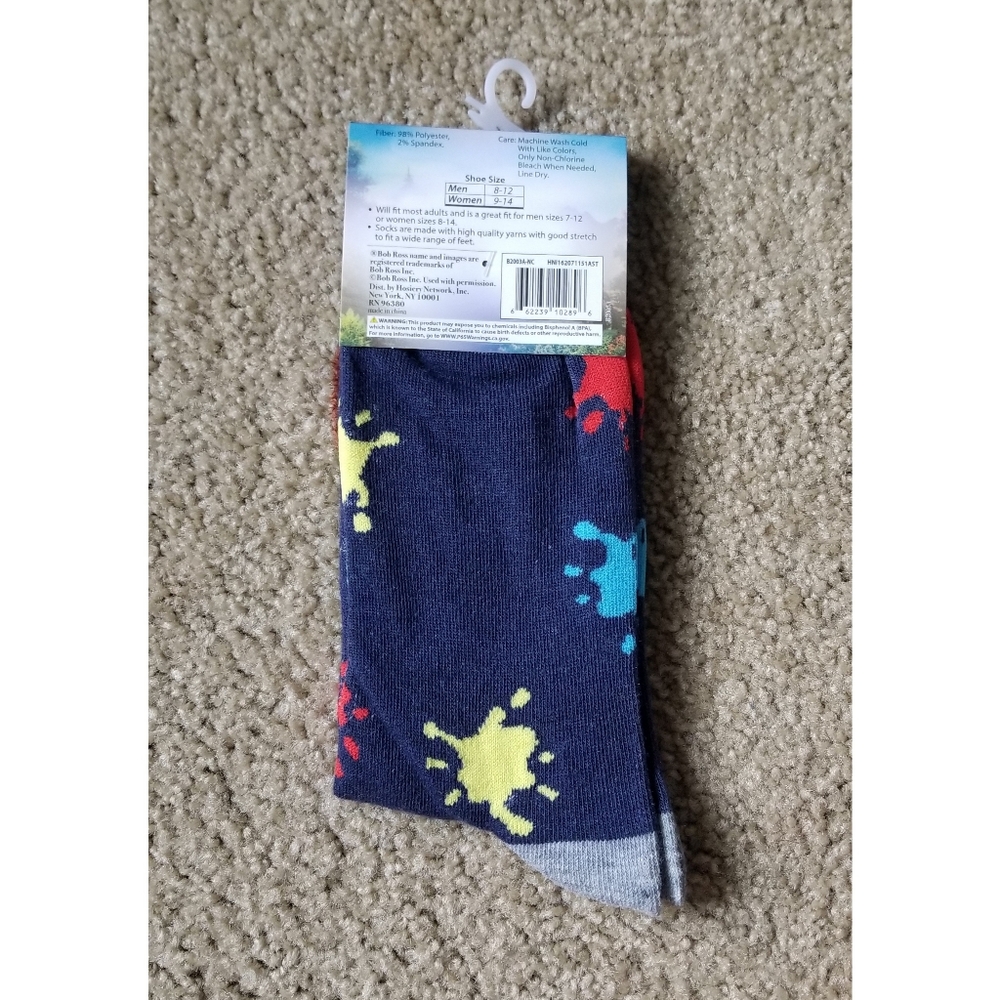 Bob Ross Crew Socks - Picture 3 of 4